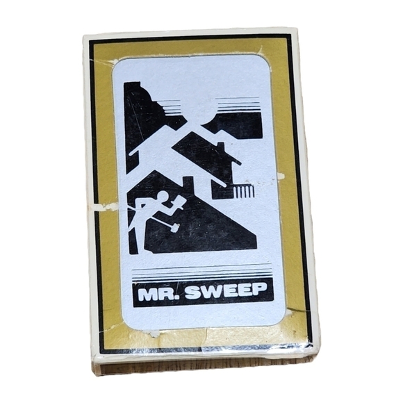 Gemaco Bridge Mr. Sweep Plastic Coated Vintage playing card deck - Picture 1 of 11